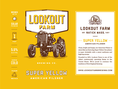 Lookout Farm Brewing Co. Super Yellow