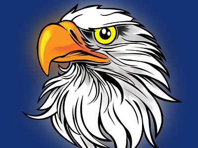 Eagle digital art illustrator pen tab photoshop