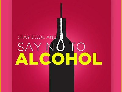 Stay cool and say no art banner commercial artist creative designer freelancer graphic graphic designer illustration photoshop