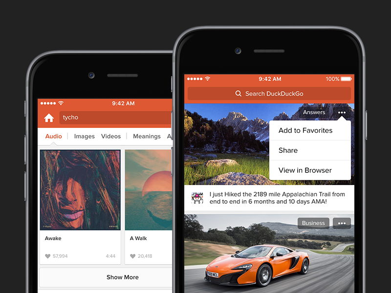 Duckduckgo For Ios By Thom For Duckduckgo On Dribbble 1183