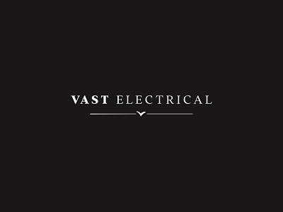 Vast Electrical Logo branding graphic design logo