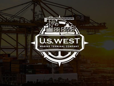 USWest logo design identity design logo vector