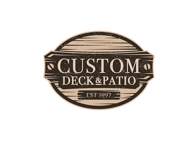 CustomDeck logo design identity design logo vector