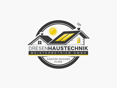 DresenHaustechnik 15 design identity design illustration logo vector