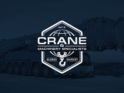 Crane logo design identity design logo vector