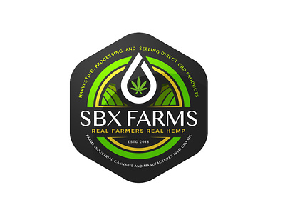 SBXFarms logo design identity design logo vector