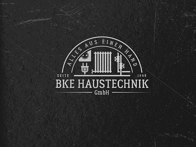 Haustechnik logo design identity design logo vector