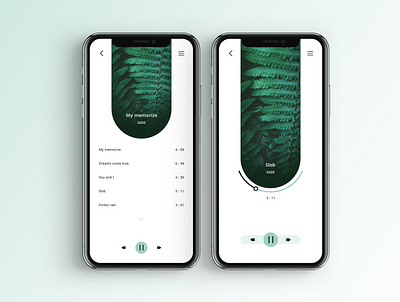 Music player app design minimal mobile mobileapp music music app player ui ux webdesign