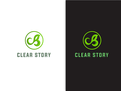 CS Letter / Leaf Logo Design