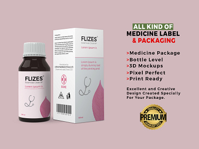 Medicine Label And Packaging Design