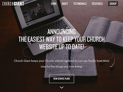 ChurchGiant.com Launch! church church plant church planter service web design