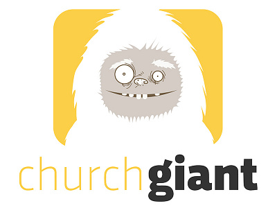 ChurchGiant.com Logo church illustration logo monster yeti