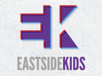 Logo for Eastside Christian Church branding logo negative space typography