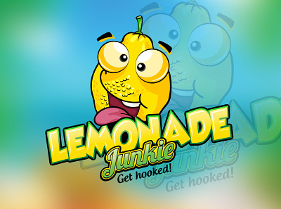 Lemonade design flat illustraion logo mascotlogo vector