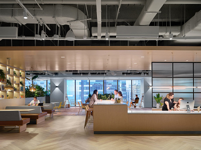 The brand new Singapore Zendesk office architecture branding interior architecture interior design materials office design