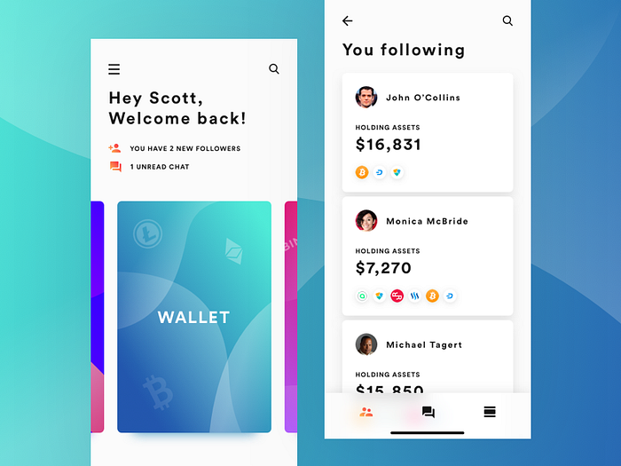 crypto social app