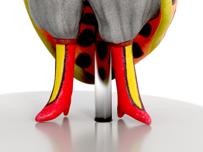 Fancy Shoes - Deadly Spear 3d arnold cinema4d figurine productrender visualization zbrush