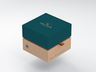 Ashes & Earth Candle Co Packaging box box design branding candle design graphic design graphicdesign illustration packaging rendering