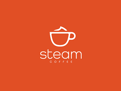 Steam Coffee Branding Exploration branding coffee design graphic identity logo mark steam