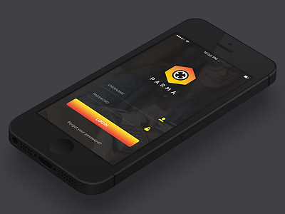 Targeted Marketing iPhone App - Login app design iphone login marketing mobile parma screen signup