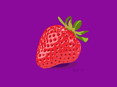 A strawberry fruit illustration strawberry