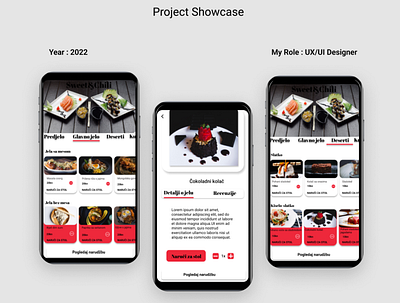 Restaurant App design ui