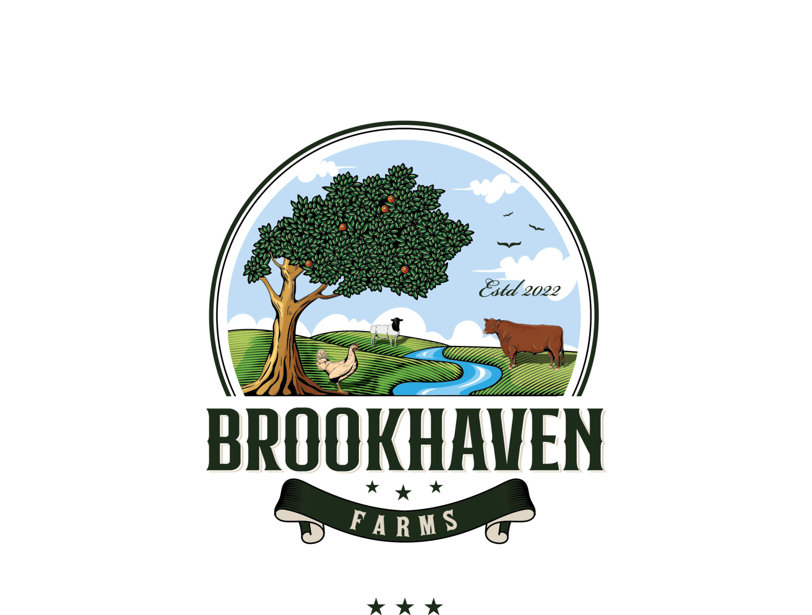 brookhaven farms by Queenshambhala on Dribbble