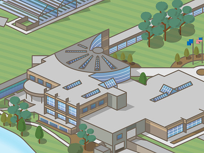 Corporate Tree Map pt. IV 3d 3d art corporate corporate america drawing illustration illustrator isometric isometric art isometric design map tree map vector