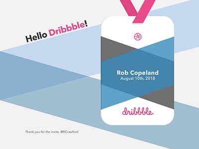 Hello, Dribbble!