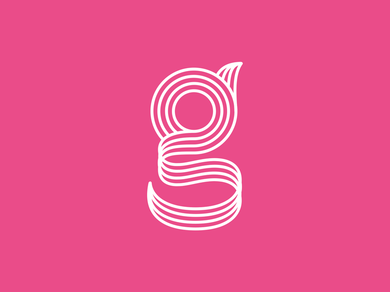 Hello Dribbble! canada debut design dribbble french goulet jeremy motion pink quebec