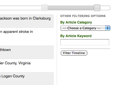 Interactive Encyclopedia Timeline