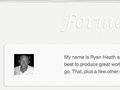 New: Formed Function Blog Header