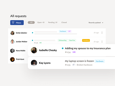 askSpoke product pages by Isabelle Bilmes on Dribbble