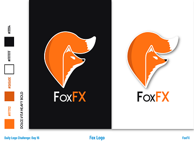 FoxFX - Logo and Branding art branding dailylogochallenge design flat icon illustration illustrator logo vector