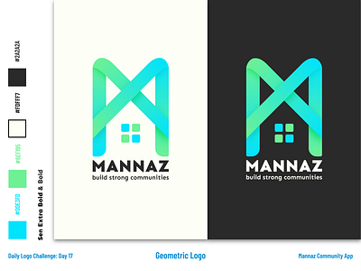 Mannaz - Community App Logo and Branding branding dailylogochallenge design geometric icon illustration illustrator logo rune vector