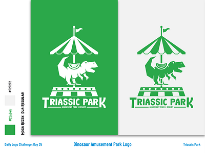 Triassic Park - Amusement Park Logo and Branding