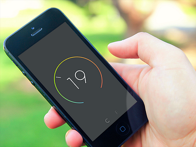 Temperature UI Concept app clean concept iphone minimalist simple temperature themrodo ui
