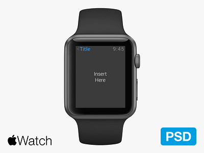 Apple Watch Psd apple clean free mockup psd simple watch 
