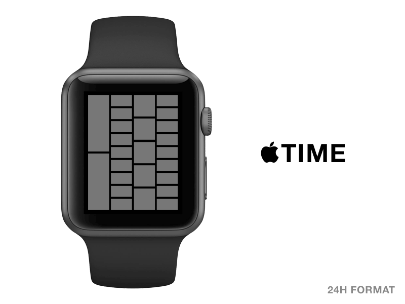 Apple Time apple clean clock hour minute simple time watch 