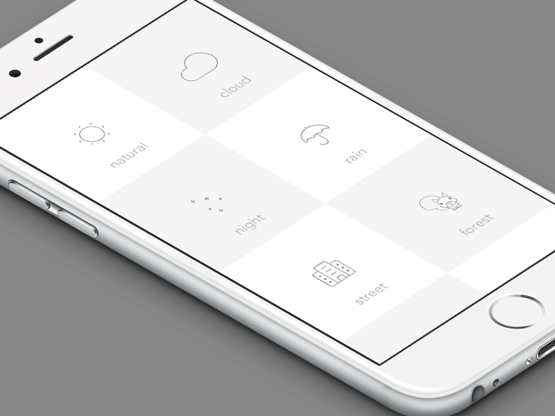 Zen App Concept app clean concept ios iphone minimalist simple ui zen