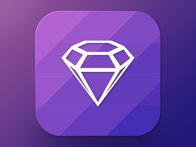 Freebie Sketch : Icon Diamond clean concept diamond free freebie icon ios7 logo simple sketch