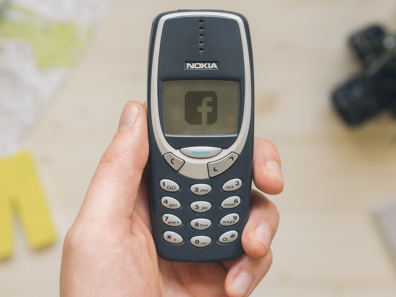 nokia 216 facebook open