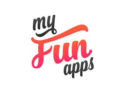 My Fun Apps apps fun handwrite logo