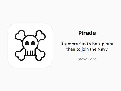 Pirade app icon ios pirade pirate