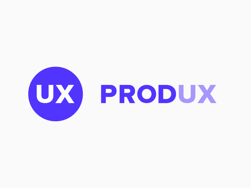 Produx Logo concept design logo product produx ux