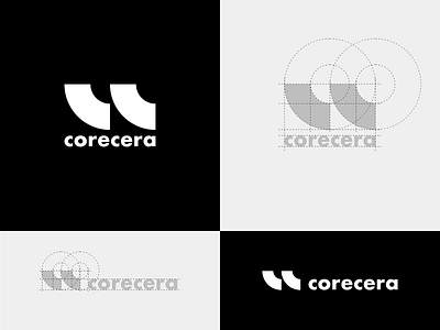 Corecera Logo branding concept design fun graphic design icon illustration logo logo design logo guideline logos minimal minimal logo minimal logos ui vector