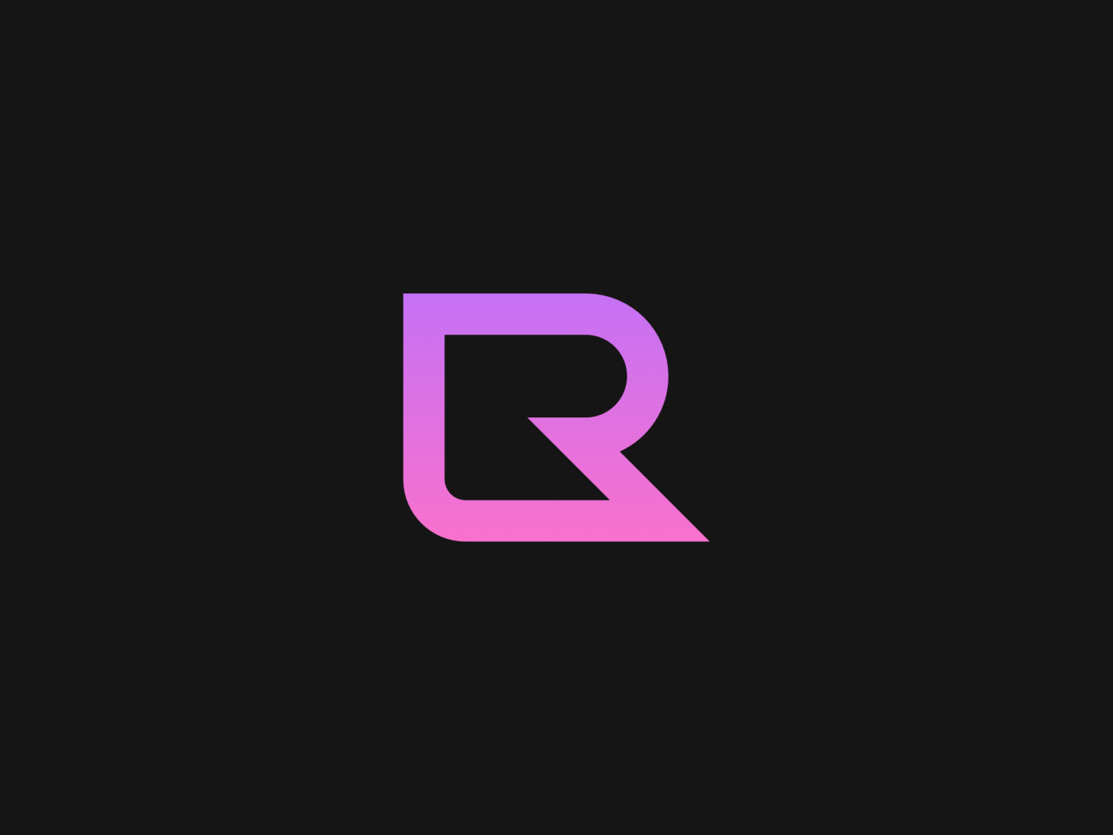 R Logo by Felix R. on Dribbble