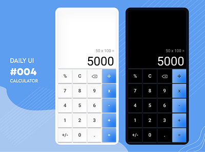 Daily UI #003 - Calculator 004 calculator dailyui dailyuichallenge design uiux uiuxdesign