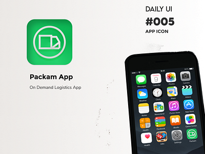 DailyUI #005 - App Icon 005 app design app icon dailyui dailyuichallenge home screen packam ui design uiux
