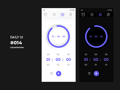 DAILY UI #014 - COUNTDOWN TIMER